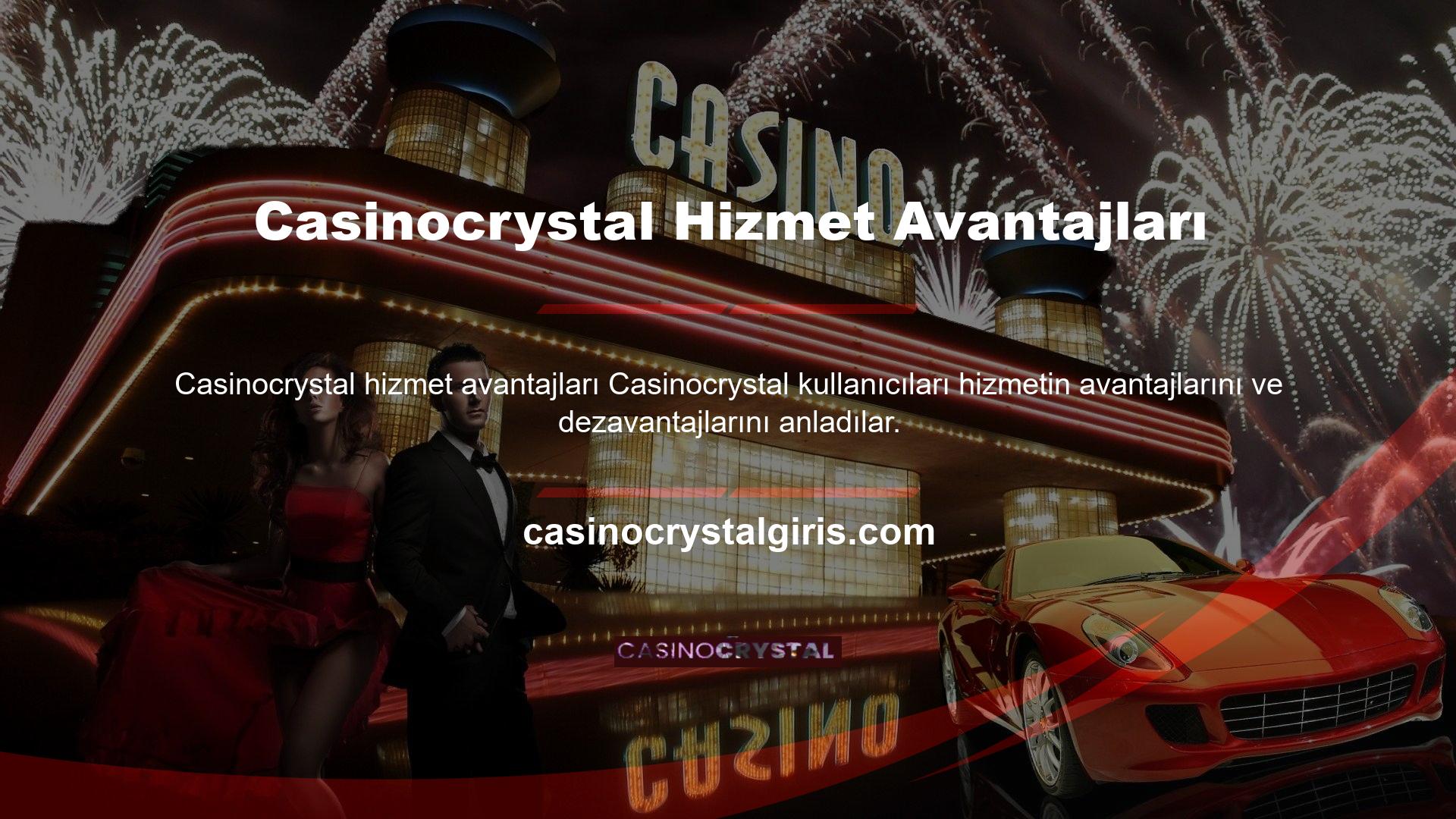 Casinocrystal kullanıcıları farklı konular için web siteleri oluşturur